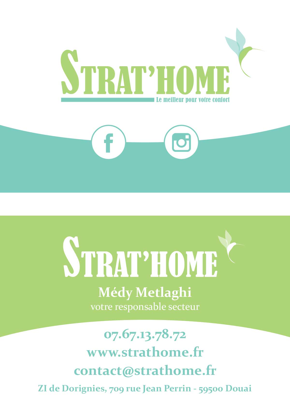 Carte de visite Strat'Home