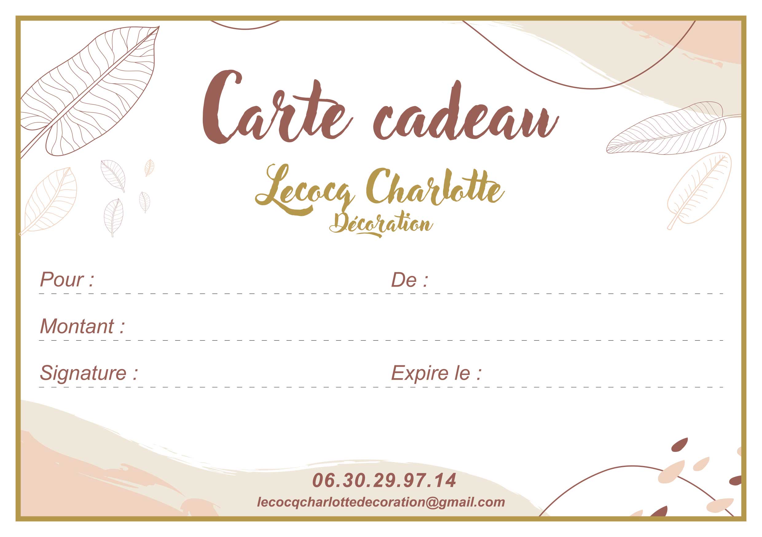 Carte cadeau