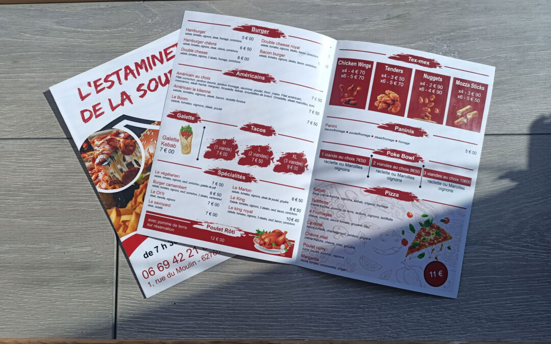 Impression Brochures | Estaminet de la source
